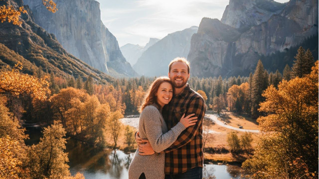 Couple in Yosemite